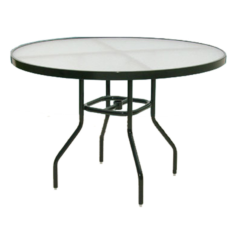 Acrylic Round Dining Table Sunbrite Outdoor Furniture
