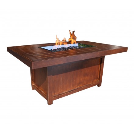 Monaco Aluminum Deep Seating 50 inch Rectangle Firepit-0