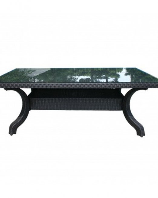 California Wicker Deep Seating 72x42 inch Dining Table-0