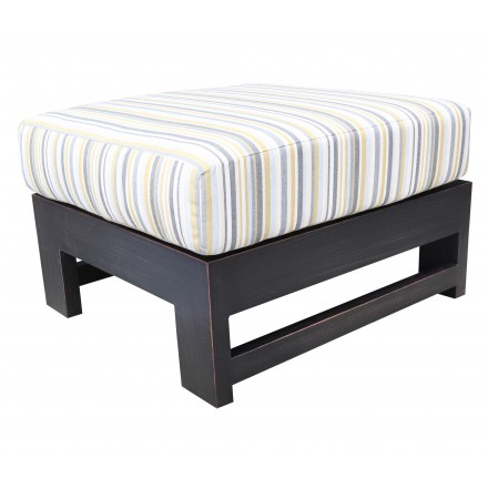 Aura Aluminum Deep Seating Ottoman -0