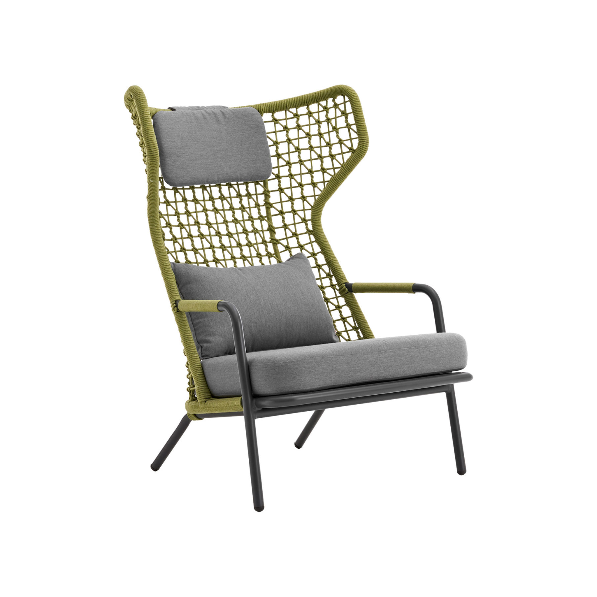 Bayantree Highback Lounge Armchair With Wings - Sunbrite Outdoor Furniture